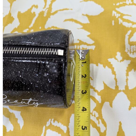 Sassy Jones 3 Piece Printed Nesting Cosmetic Bag Set Black NWT - Picture 6 of 6